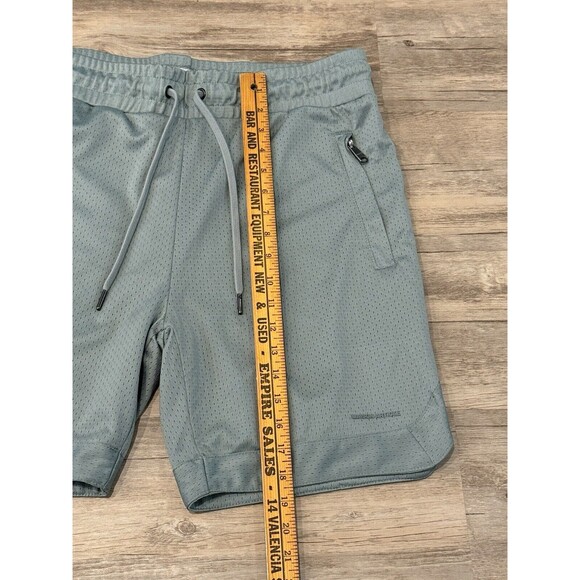 Maison Article Mens Premium Basketball Shorts Lot x2 Sz XL Teal Plum Zip Pockets - Picture 16 of 16